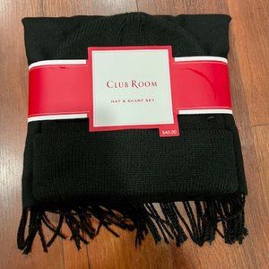 Club Room Men's Beanie & Scarf Set